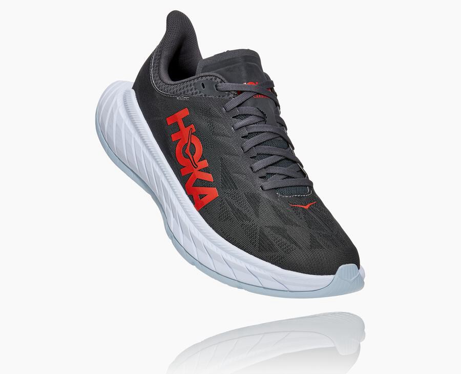 Tenis Hoka One One Hombre Negros/Blancos - Carbon X 2 - REYD12986